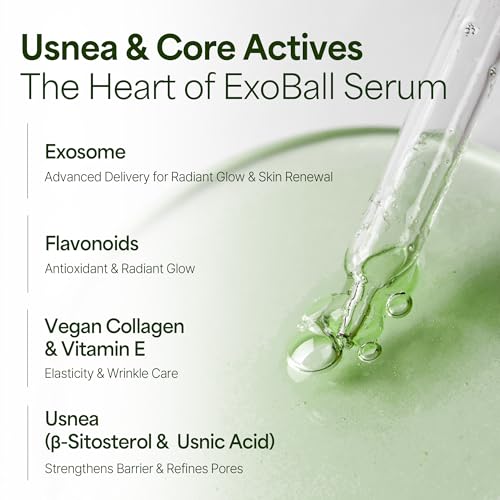 Exosome Glow Serum, Niacinamide & Collagen Face Serum for Glass Skin, Hydrating Pore Minimizer & Brightening, Korean Skincare, 1.01 fl oz