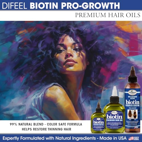 Difeel Biotin Premium Hair Oil - Large 12 oz.