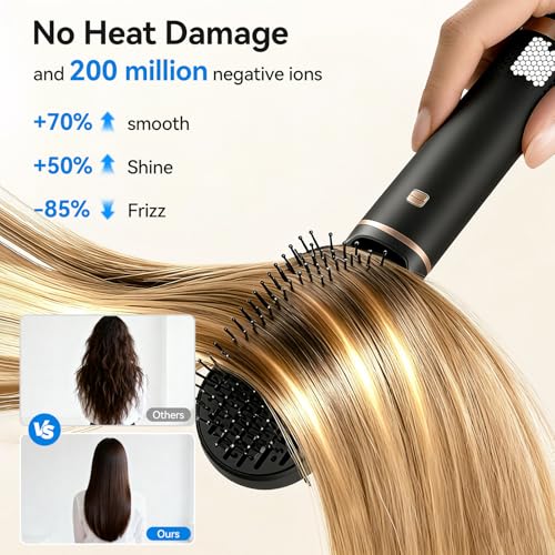 Blow Dryer Brush 5 in 1: Ionic Hot Air Styler Hair Dryer Brush Blow Dryer Set for Curling Volumizing Straightening Styling
