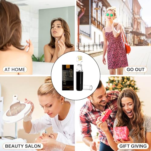 Infusion Derma Roller for Face Scalp Lips At-Home Use | 2-in-1 Titanium Micro-Needles | Compact 0.25mm Microneedling Skin Beauty Tool