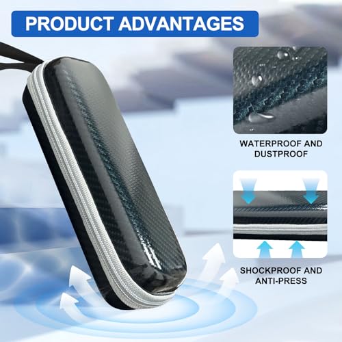 Travel Case for Oral B/Oral-B Pro 1000 1500 5000 7000 7500 6000 9600/ Phlips Sonicare 4100 5100 1100 6100 5300 Electric Toothbrush, Portable Hard Protective Storage Bag