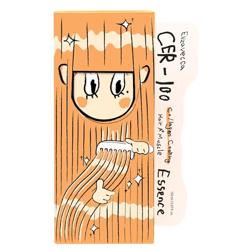 Elizavecca CER-100 Collagen Coating Hair Muscle Essence 150ml/5.07 fl.oz. - Leave-In Treatment Oil for Dry & Natural Hair | K-Beauty