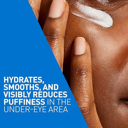 CeraVe Eye Repair Cream, Under Eye Cream For Puffiness And Bags Under Eyes, Hyaluronic Acid + Niacinamide + Marine Botanical Complex, Oil Free & Opthalmologist Tested