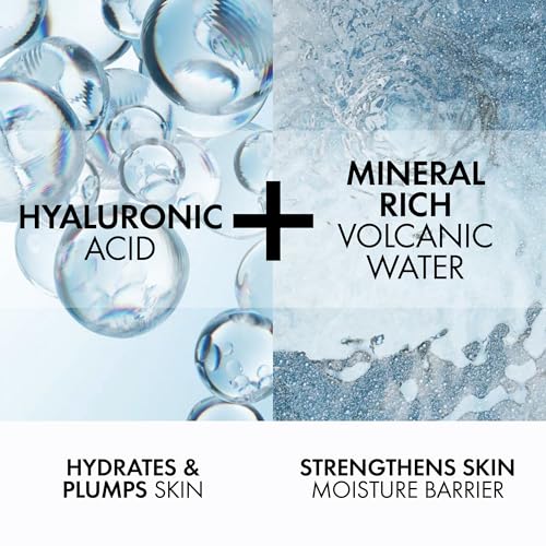 Vichy Mineral 89 Booster, Pure Hyaluronic Acid Serum for Face with Volcanic Mineral Water for Skin Barrier Repair, Plumps & Hydrates, Lightweight Moisturizing Gel, Oil-Free, Non-Sticky