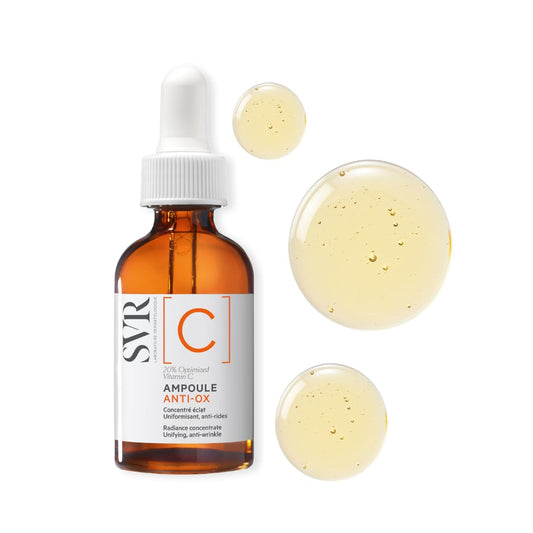 SVR Vitamin C Brightening Face Serum With 20% Optimized Vitamin C For Fine Lines, Uneven Skin Tone & Dull Skin. Improves Radiance & Firmness, 1 Fl.oz.