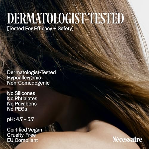 Nécessaire Rosemary Serum | For Denser, Fuller, Healthier Looking Hair Women & Men | 70% Rosemary Water, Oil, Extract + 5% Capixyl™| Good For Hair Thinning | Quick-Dry, No Residue | Vegan | 1 fl oz