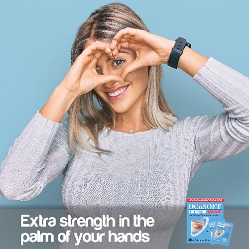 OCuSOFT Lid Scrub PLUS 35 - Pre-Moistened Leave-On Eyelid Wipes for Moderate to Severe Conditions - Moisturizing Eyelid Cleanser for Maximum Relief - 35 Count