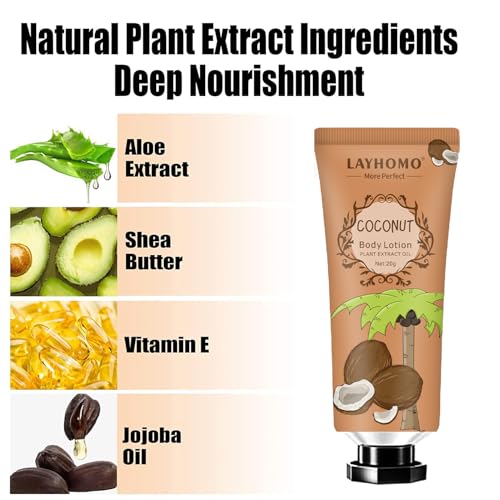 20 Pack Mini Body Lotion Gift Bulk for Dry Skin,Travel Size Small Body Cream With Shea Butter Natural Fragrance Moisturizing Body Lotion for Women Men,Valentines Day Gifts for Her Thank You Gift