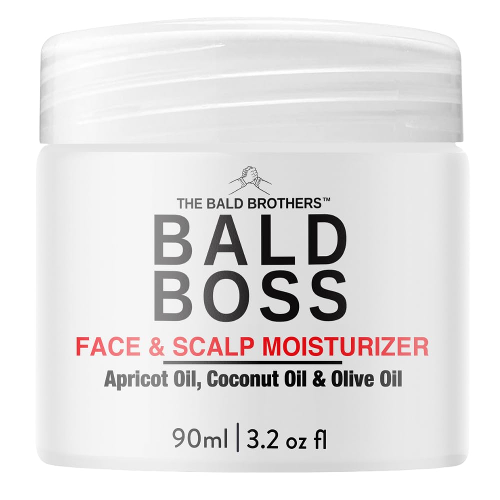 Bald Head Care for Men | Everyday Face & Scalp Care | Matte, No Grease, Vegan | Daily Mens Moisturizer Fragrance Free