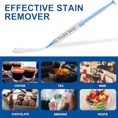 LUCKIN SMILE 10-Pack 35% Teeth Whitening Gel Refills, 35% Carbamide Peroxide Gel, 60 Whitening Treatments, No Sensitivity Teeth Whiteners, 3ml Whitening Gel for Teeth Whitening Kits