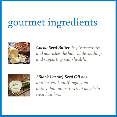 Camille Rose Black Castor Oil + Chebe Pure Strengthening Hair Oil – Nourishing Oils for Dry, Damaged High-Porosity Hair, 2 Fl Oz