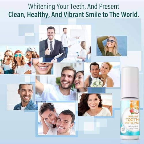 Tooth Paint - Instant Teeth Whitening Paint, Long-Lasting Brightness, Portable, Safe & Gentle, Get Confident Smile in Mins