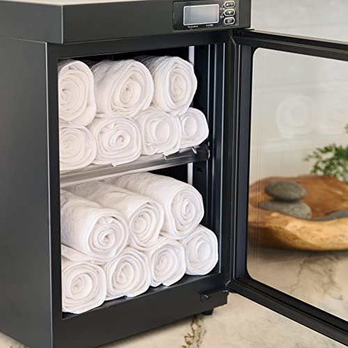 Facial Towels Professional Split Design Microfiber for Spa Steam Esthetician Supplies Salon and Barber Tools (All White)