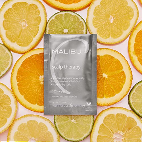 Malibu C Scalp Therapy Wellness Remedy – Dry Scalp Treatment to Soothe and Moisturize Dry Skin with Vitamin C and Zinc Gluconate – Restores Manageability