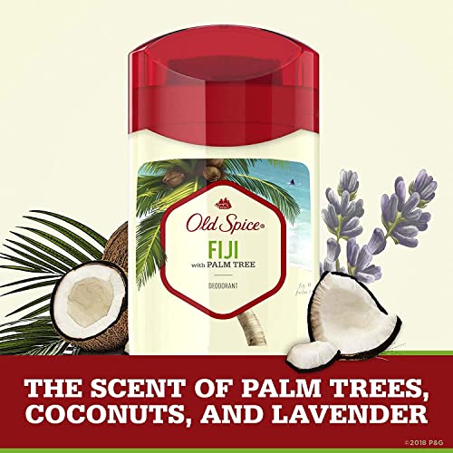 Old Spice Aluminum Free Deodorant for Men Fiji With Palm Tree Scent Inspired By Nature 3 Oz, Pack Of 3