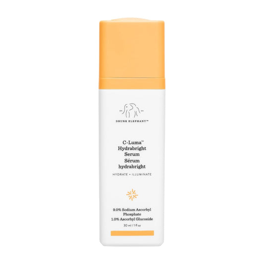 Drunk Elephant C-Luma Hydrabright Serum - 30 ml/1 fl oz - 10% Hydrating Vitamin C - Clean Clinical Skincare - Cruelty-Free - Dermatologist-Tested - Free of Essential Oils, Silicones, and Fragrance