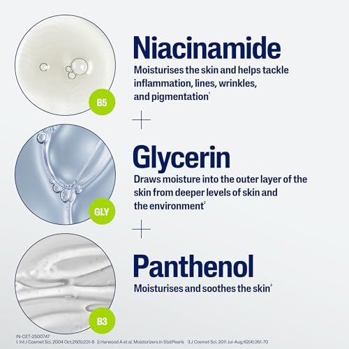 Cetaphil Face & Body Moisturizer, Hydrating Moisturizing Cream for Dry to Very Dry, Sensitive Skin, NEW 8.8 oz, Fragrance Free, Non-Comedogenic, Non-Greasy (Packaging May Vary)
