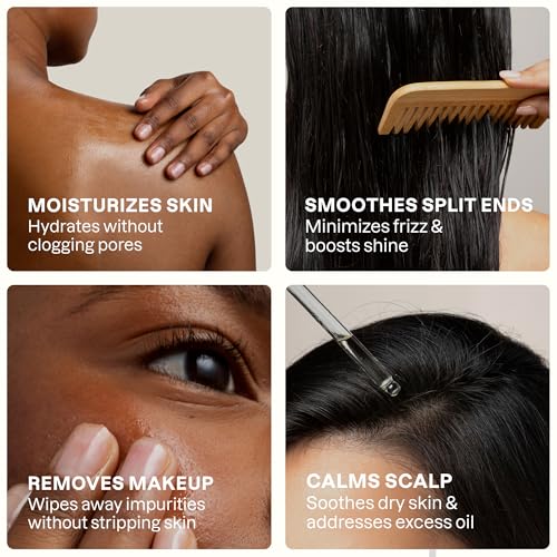 Cliganic Organic Jojoba Oil, 100% Pure (4oz) | Moisturizing for Face, Hair, Skin & Nails | Natural Cold Pressed Hexane Free | Base Carrier Oil