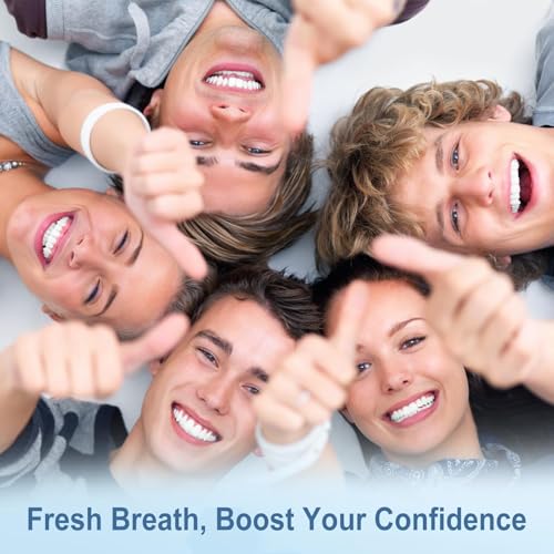 2PCS Teeth Whitening Powder, Fast Stain Removal, Dentist-Recommended for Sensitive Tooth, Enamel Safety, Effectively Removes Coffee, Wine, and Tobacco Stains, Mint Fresh Breath (0.5 Ounce (Pack of 2))