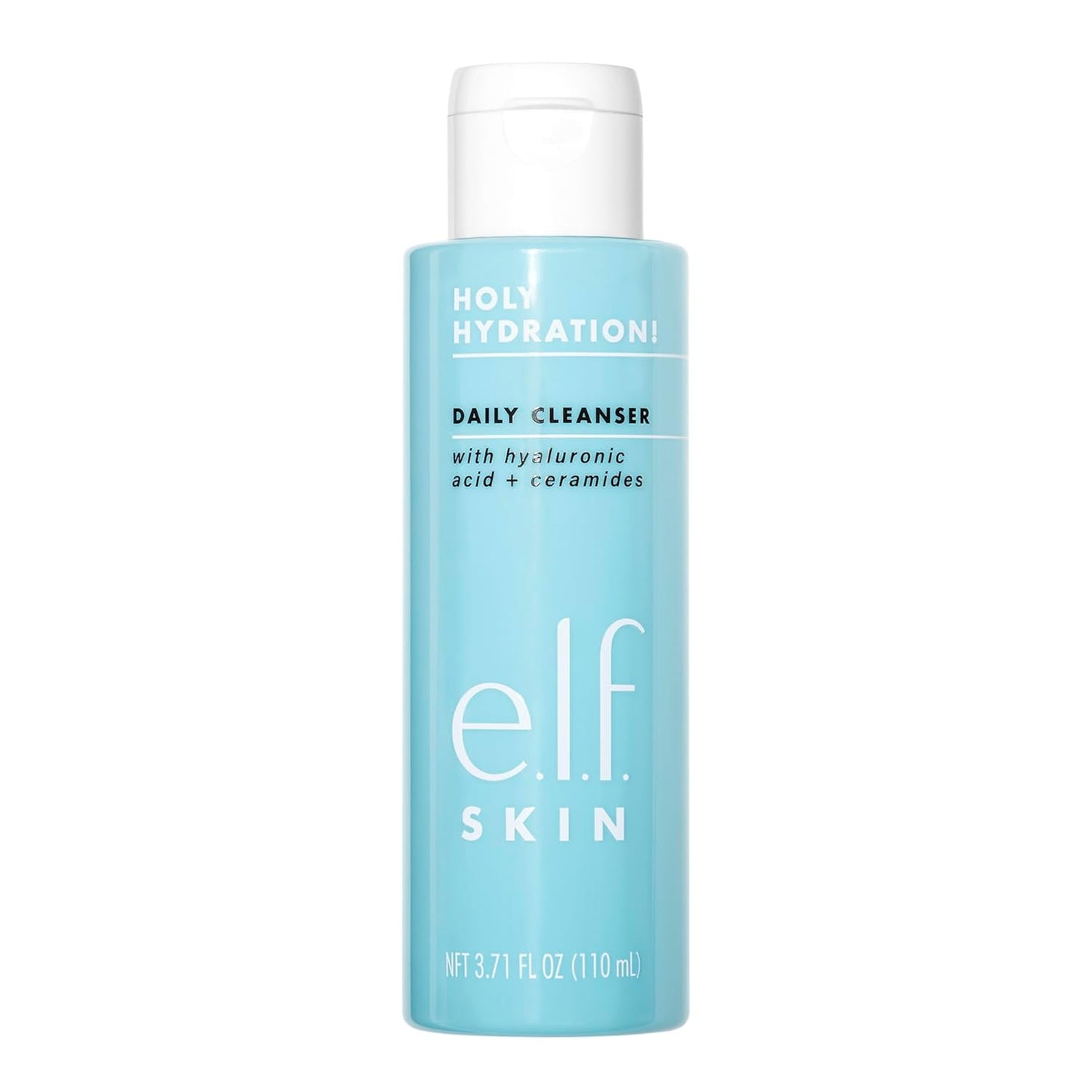e.l.f. SKIN Holy Hydration! Daily Cleanser, Face Cleanser For Washing Away Excess Oil, Impurities & Makeup, Made With Hyaluronic Acid, Vegan & Cruelty-Free