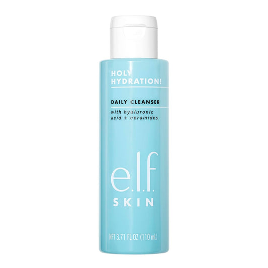 e.l.f. SKIN Holy Hydration! Daily Cleanser, Face Cleanser For Washing Away Excess Oil, Impurities & Makeup, Made With Hyaluronic Acid, Vegan & Cruelty-Free