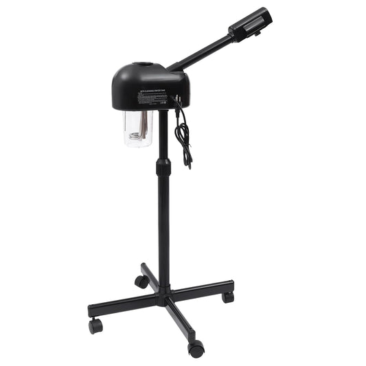 750W Professional Facial Steamer, Hot & Cold Mist, Height Adjustable Esthetician Face Steamer, 0-20min Timer, Facial Steamers for Skin Deep Cleaning for Home Spa Beauty Salon