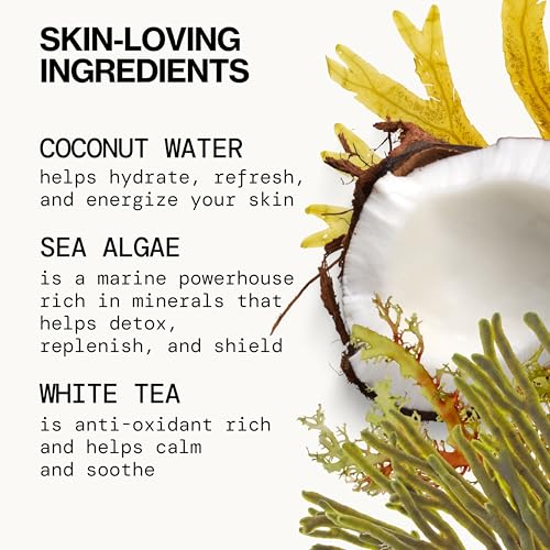 Pacifica Beauty Sea Foam Face Wash, Daily Gentle Foaming Cleanser, With Coconut Water + Sea Algae, Removes Makeup, For Combination and Oily Skin, Vegan & Cruelty Free