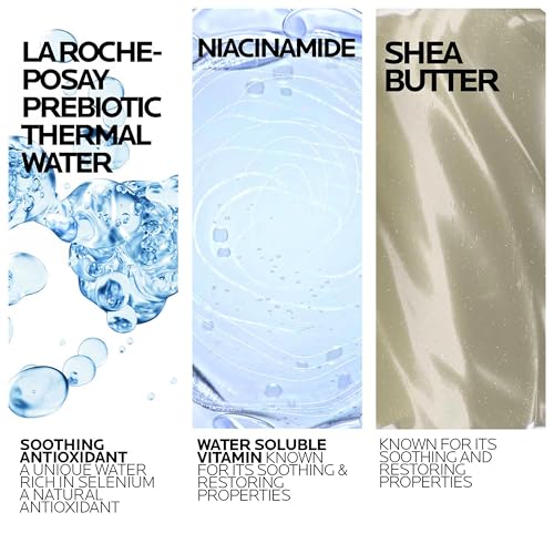 La Roche-Posay Lipikar AP+ Gentle Foaming Cleansing Oil, Gentle Oil Cleanser for Face and Body Formulated with Niacinamide, Long-Lasting 24-hour Hydration, Fragrance-Free & Soap Free