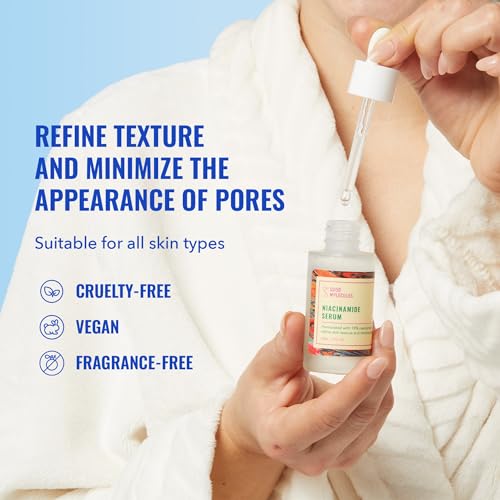 Good Molecules Niacinamide Serum - 10% Niacinamide to Target Blemishes, Nourishment, and Skin Tone - Ultra Hydrating Serum and Brightening Skin Care for Face