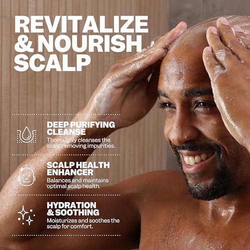 Freebird Scalp Cleanser - 90mL Detoxifying Head Wash, All-Natural Gentle Scalp Scrub, Refreshing & Soothing, Paraben-Free, Travel Size, Nourishing Daily Cleanser for Bald Men and Women