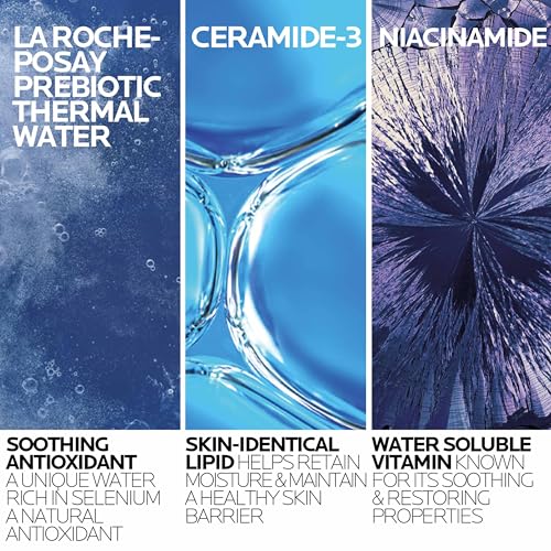 La Roche-Posay Toleriane Hydrating Gentle Face Cleanser, Hydrating Facial Cleanser With Niacinamide + Ceramides, Daily Face Wash For Dry Skin To Normal Skin, Sensitive Skin Tested, Fragrance Free