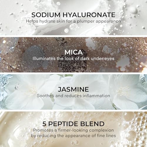 COSMEDIX Brilliant Under Eye Cream for Dark Circles & Puffiness - Firming Eye Serum for Fine Lines, Wrinkles & Puffy Eyebags