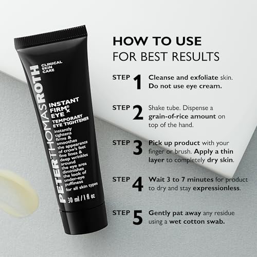 Peter Thomas Roth | Instant FIRMx® Temporary Eye Tightener | Firm and Smooth the Look of Fine Lines, 1 oz