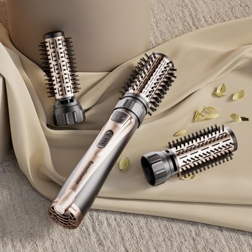 Beautimeter Hair Dryer Brush, Spinning Blow Dryer Brush for Smooth Blowouts, 3-in-1 Rotating Hot Air Brush Styler for Various Hair Styles