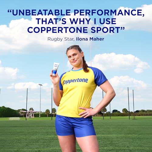 Coppertone Sport Face Sunscreen Lotion SPF 60+, Water Resistant Sunscreen with Broad Spectrum SPF 60+, Lightweight and Breathable, 2.5 Fl Oz Tube