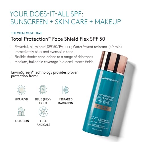 Colorescience Total Protection Face Shield Flex SPF 50, 1.8 fl. oz.