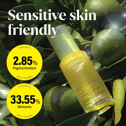 GOODAL Green Tangerine Vitamin C Serum, Korean Skin Care - Advanced Version 1.02 fl oz