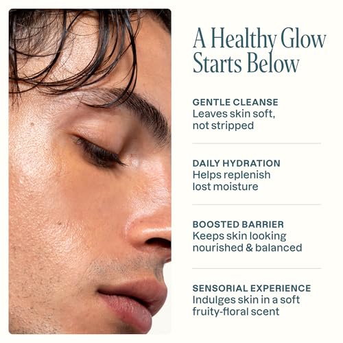 Cliganic Hydrating Gel Cleanser with Triple Botanical Complex® – Clean Gentle Face Wash with Jojoba, Rosehip Argan Oils Removes Makeup Impurities Aloe Vera Glycerin for Balanced Glowing Skin