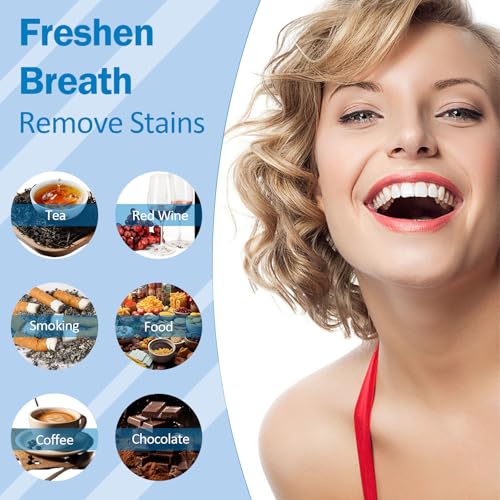 Teeth Whitening Pen - Professionally Stain Removal Teeth Whitening Gel Formula, No Sensitivity Effective Teeth Whitener, Mint (0.11 Fl Oz (Pack of 4))