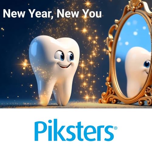 Piksters Interdental Brushes, 40 pk, Size 00, Interdental Tooth Brush for Extremely Tight Gaps, Gum Soft Bristles for Plaque Removal, Safe for Braces