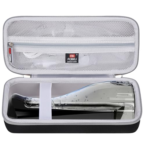 FBLFOBELI Hard Case Replacement for Nicwell/for COSLUS/for Oralfree/for Waterpik WF-02 Water Dental Flosser Cordless (Black)