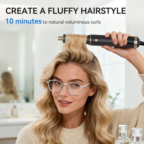 5 in 1 Blow Dryer Brush Ionic Hot Air Styler Hair Dryer Brush Blow Dryer Set Air Curling Wrap Style