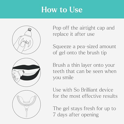 GLO Science Teeth Whitening Gel Pods – Safe, Effective Tooth Whitener with Silicon Brush, 6% Hydrogen Peroxide – Fastest Way to Whiter Teeth, Sensitivity Free – Gingermint Flavor (Pack of 5)