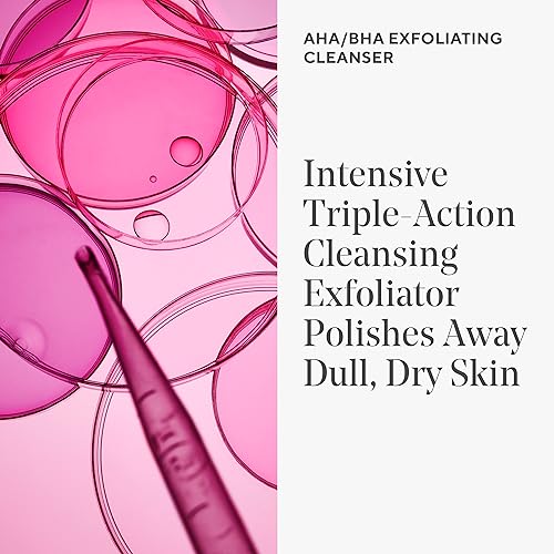 Murad AHA/BHA Exfoliating Cleanser - Triple-Action Cleansing Exfoliator with Salicylic, Lactic, & Glycolic Acids - Creamy Face Wash Removes Dull, Dry Skin for Smoother, Softer Skin