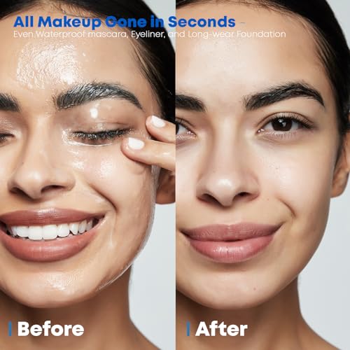 ddg Travel Size Cleansing Balm Makeup Remover for Sensitive Skin,Waterproof Makeup Removal,Travel-Friendly Facial Cleanser,Vegan Hydrating Formula,Individually Wrapped,10 Packs