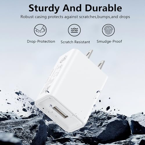 USB Wall Charger for Usmile C10 Portable Water Flosser, Usmile Y10 PRO, Y20 PRO Electric Toothbrush - 5V USB Wall Charger