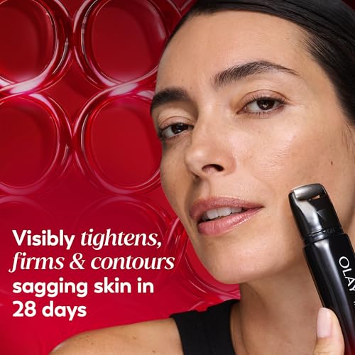 Olay Regenerist Neck and Face Roller, Neck Cream for Tightening and Firming, Anti-Aging Moisturizer for Women, Anti-Wrinkle Serum, Face Lift Cream, Cooling, Fragrance-Free, Hexa-Repair & NAD+, 1.7oz