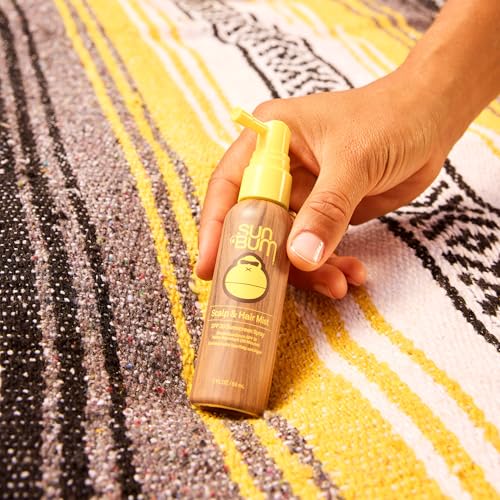 Sun Bum Original SPF 30 Sunscreen Scalp and Hair Mist - Hawaii Act 104 Compliant (Octinoxate & Oxybenzone) - Vegan - Broad Spectrum UVA/UVB Sunscreen Spray with Vitamin E - 2 oz