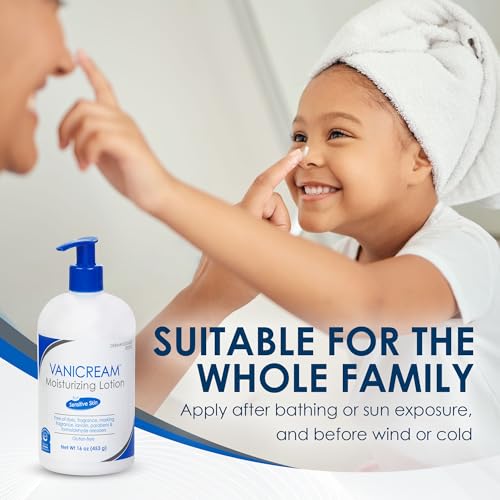 Vanicream Moisturizing Lotion with Pump | Fragrance and Gluten Free | For Sensitive Skin | 16 Ounce (Pack of 1)