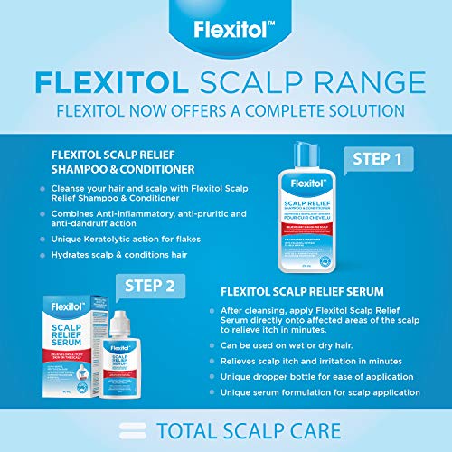 Flexitol Scalp Relief Serum for Itchy Scalp with 2% Colloidal Oatmeal, 2 Ounce